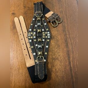 🎈Studded Leather Belt